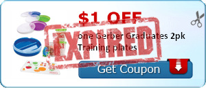 $1.00 off one Gerber Graduates 2pk Training plates