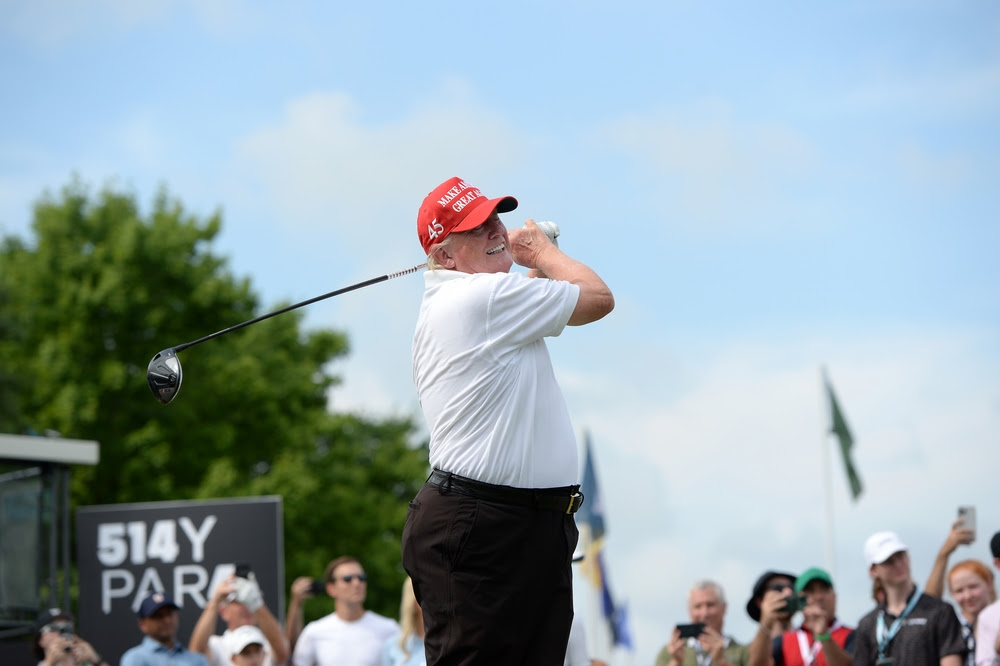 Trump Ranked As Best Golfer President