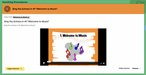 Sing in the echoes in "Welcome to Music" with video