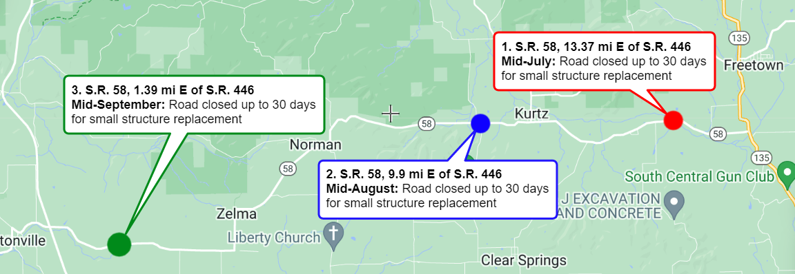 SR 58 - Jackson/Lawrence Co.