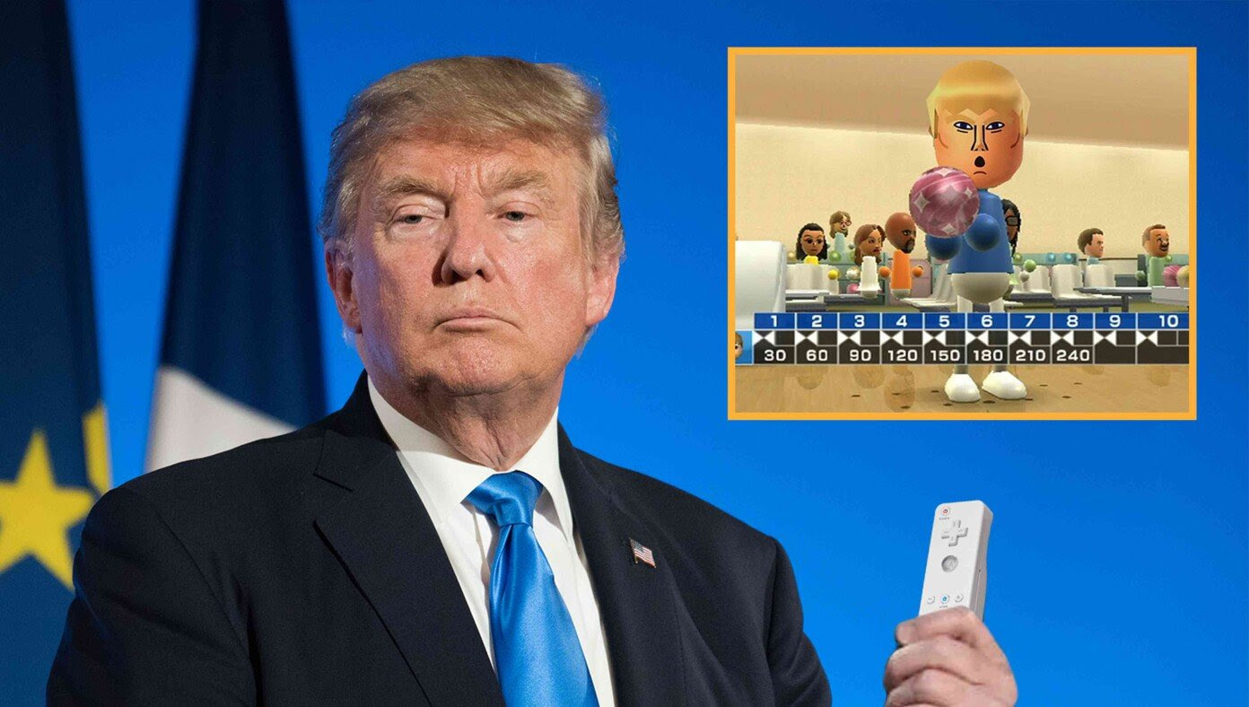 Exclusive: Trump's Big Announcement This Week Is That He Bowled A Perfect 300 In Wii Sports