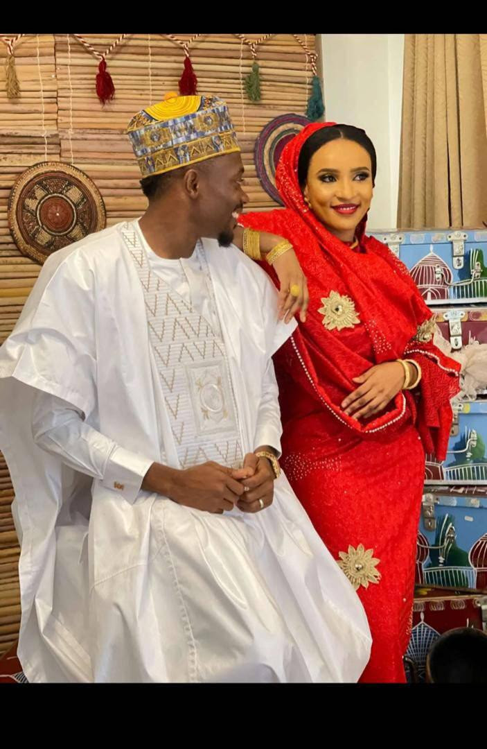 More photos of Ahmed Musa and his new wife, Maryam Jajere 