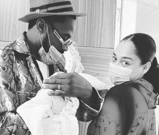 Lovely photos of DBanj, his wife and their baby girl