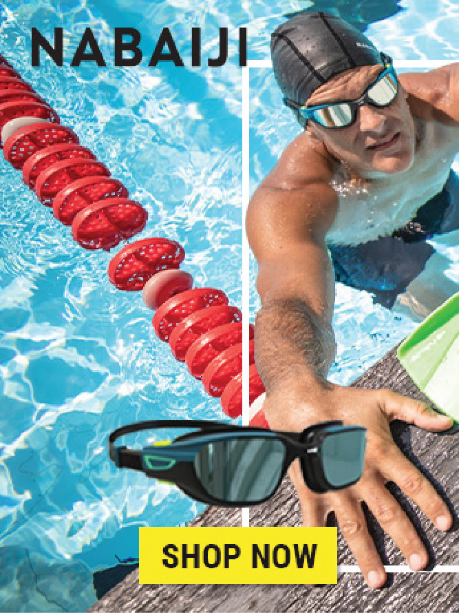 Nabaiji 500 Mirrored Swimming Goggles 