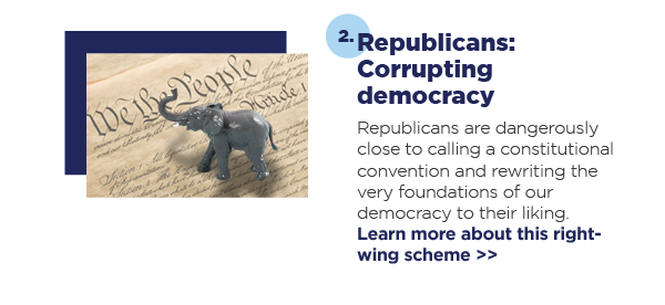 2. Republicans: Corrupting democracy