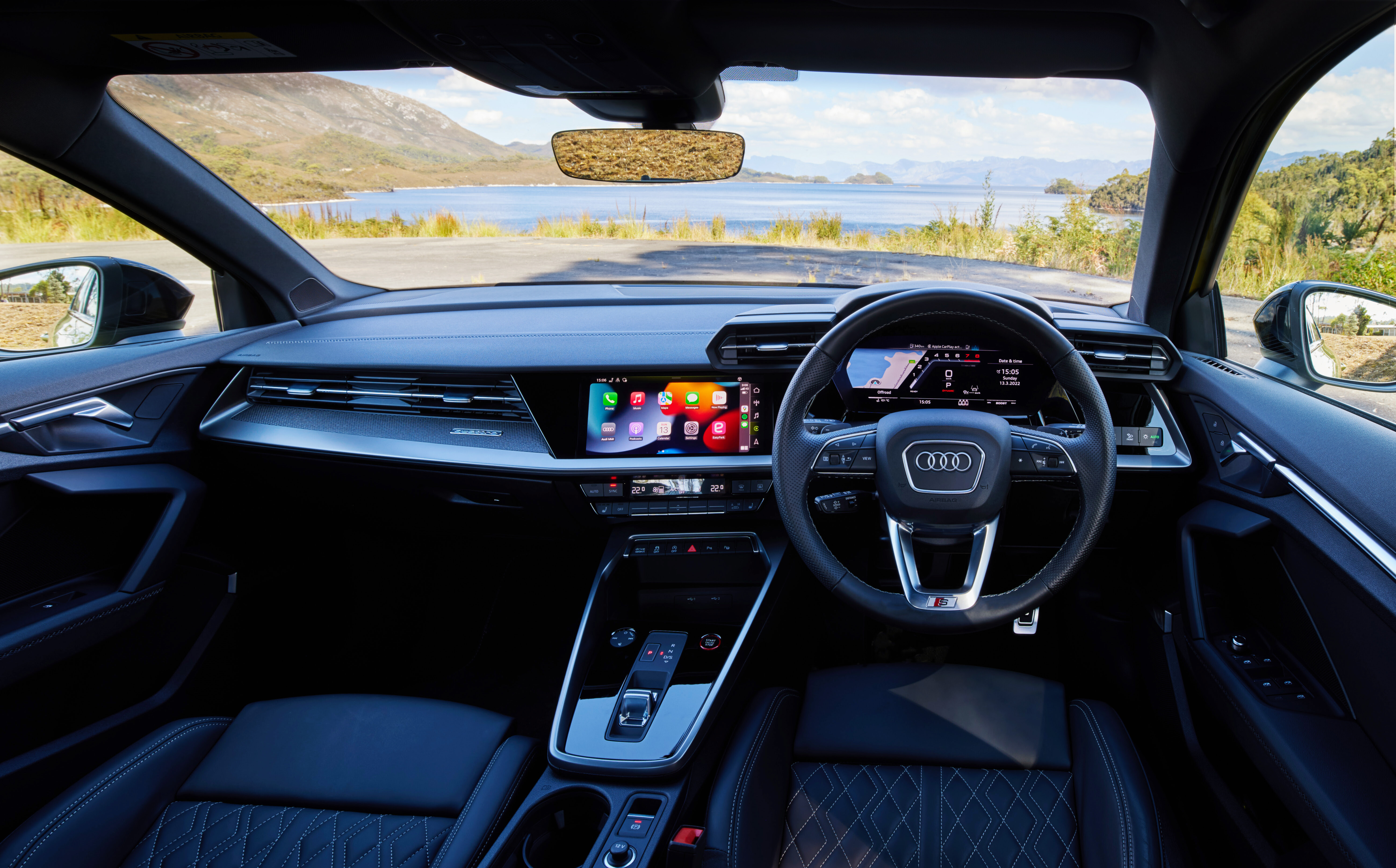 Wheels Reviews 2022 Audi S 3 Sportback Australia Interior Dashboard