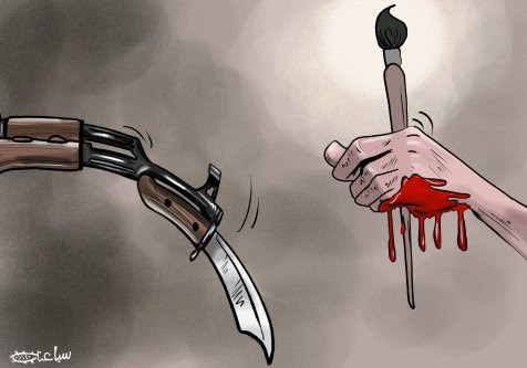 Why did the PA kill Nizar Banat? - Cartoon [Sabaaneh/MiddleEastMonitor]