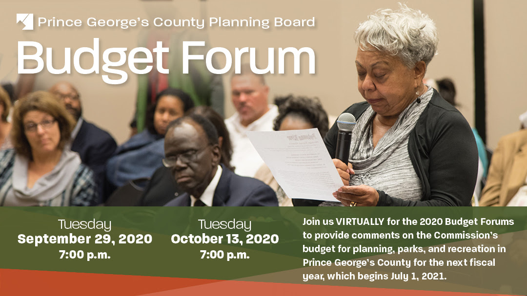 Planning Board Budget Forums