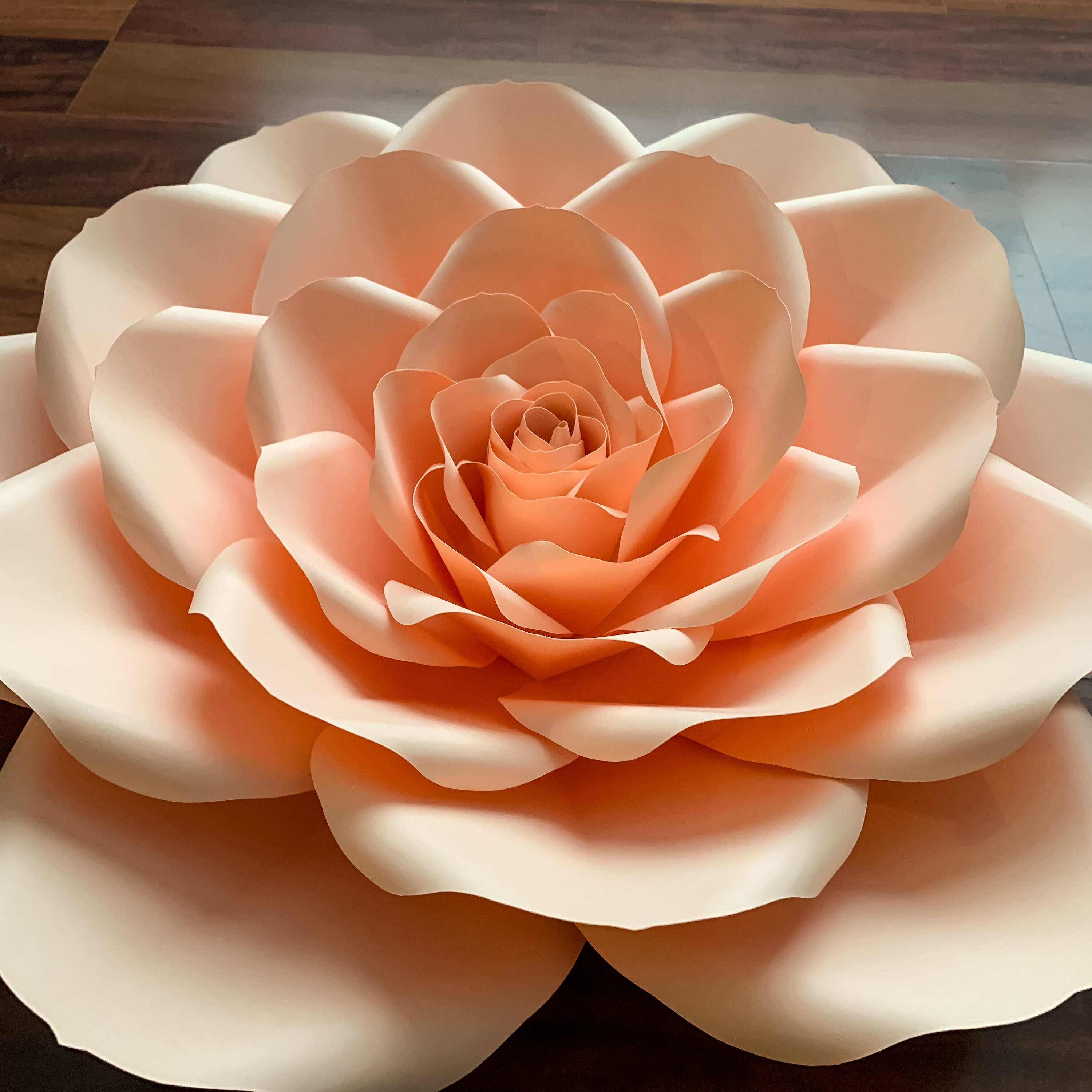 SVG PNG DXF Petal 24 20 Rose Giant Paper Flower Templates w/ Rose bud