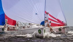 J/109s sailing NAs in Newport