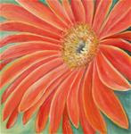 Orange Daisy No.2 - Posted on Saturday, February 14, 2015 by Anne Stewart