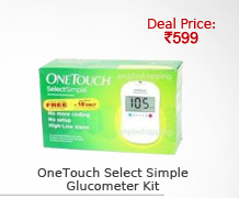 OneTouch Select Simple Glucometer Kit -10 Test Strip