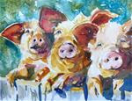 Wee 3 Pigs - Posted on Saturday, March 14, 2015 by P. Maure Bausch