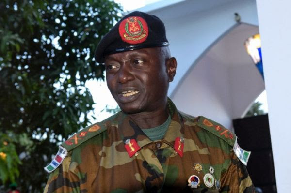 Gambia’s army chief Ousman Badjie.