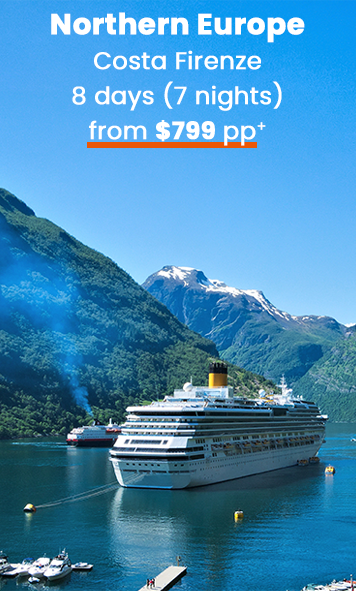 Costa Cruise Northern Europe from $799