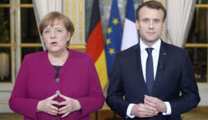 Merkel, Macron vow Brussels won’t tolerate resistance to inundation of Muslim migrants