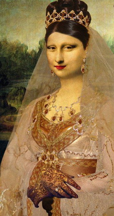 La Joconde à la Marocaine :) All in the eyes of beholder...and artist! :D