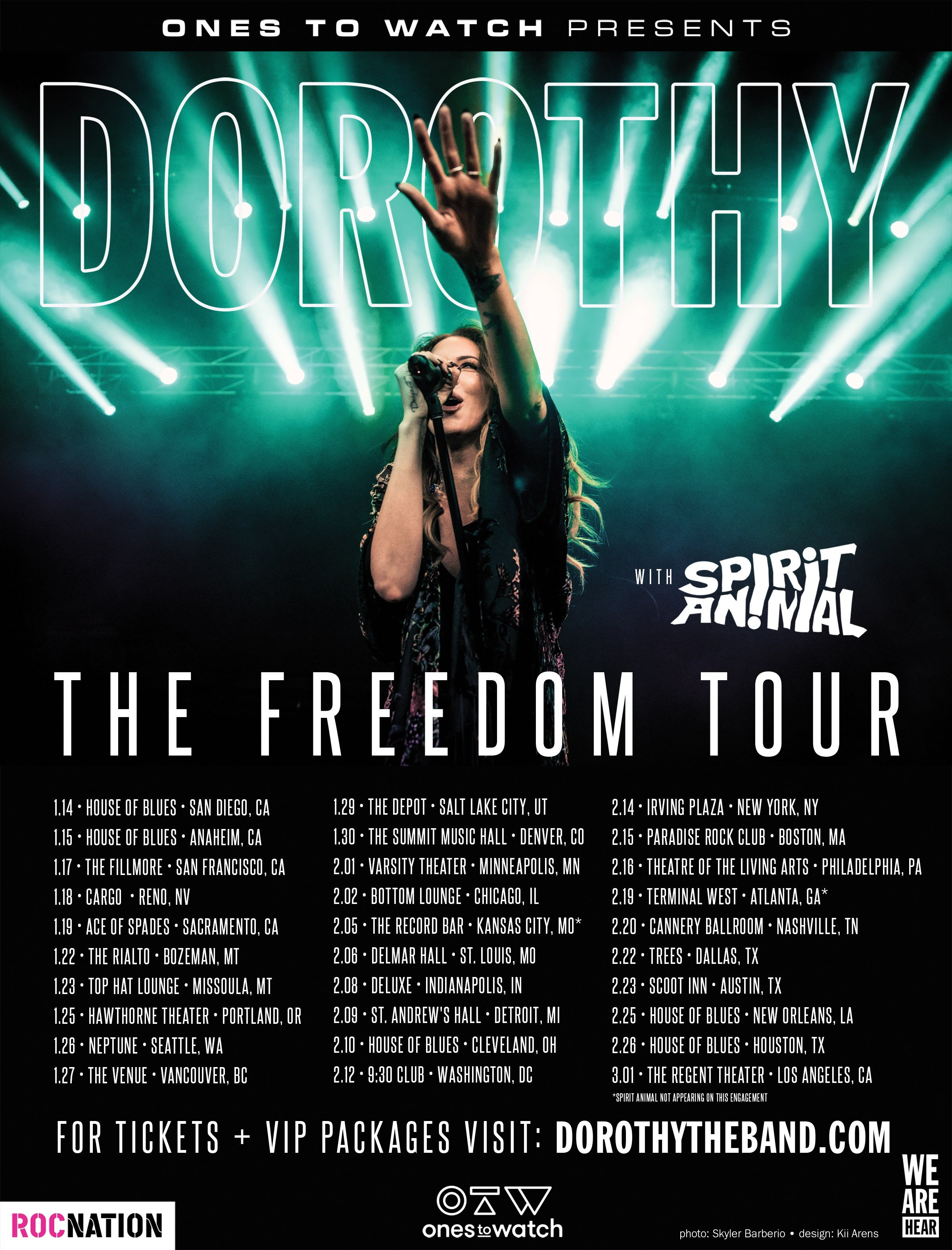 Dorothy Announces Tour w/ Spirit Animal + New Album Out Now • WithGuitars