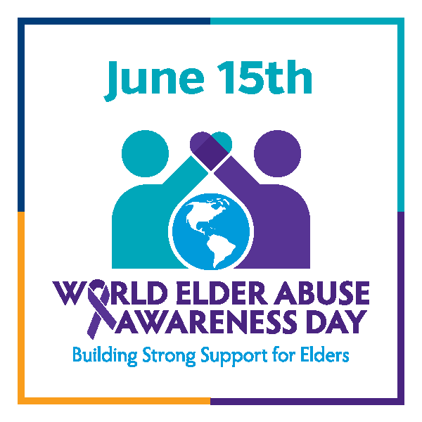 world elder abuse day logo