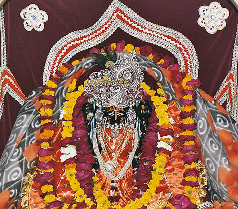  Hindu deity Keshav Dev at temple bearing his name in Mathura, Uttar Pradesh, India. (Wikimedia)
