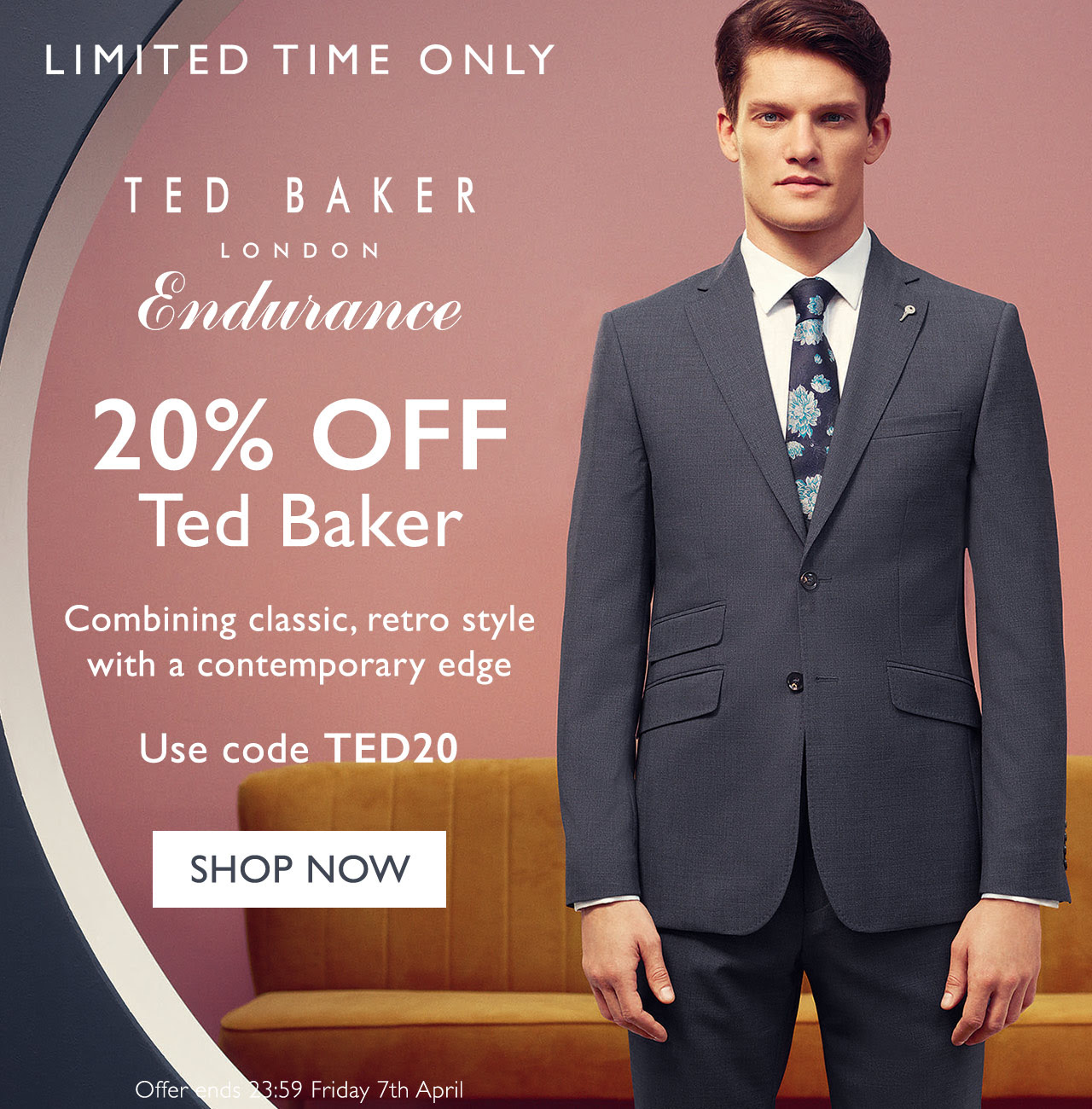 TED BAKER 20% OFF