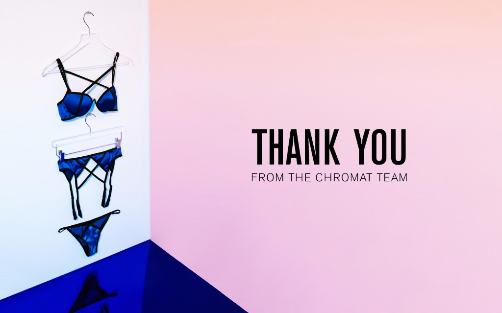 THANK YOU from the Chromat TEAM >