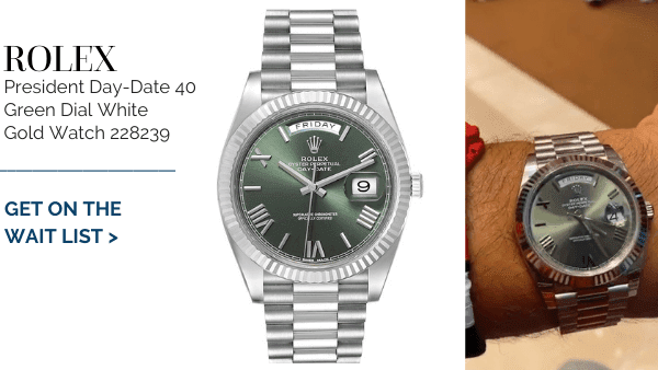 Rolex President Day-Date 60th Anniversary Green Dial