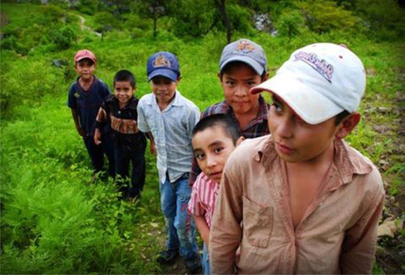 Niños migrantes mexicanos.