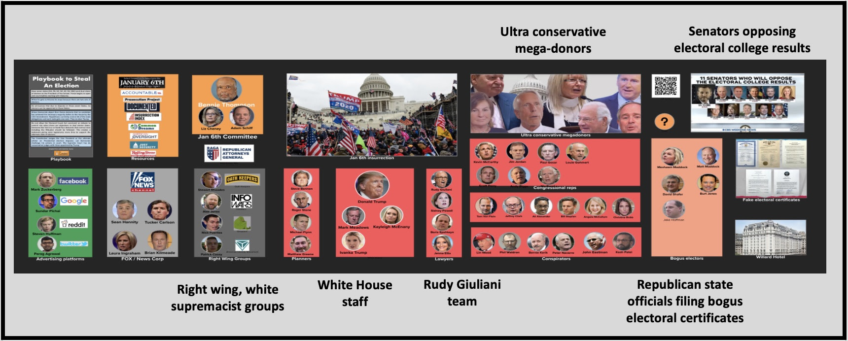 Jan 6 insurrection map updated on Jan 22, 2022