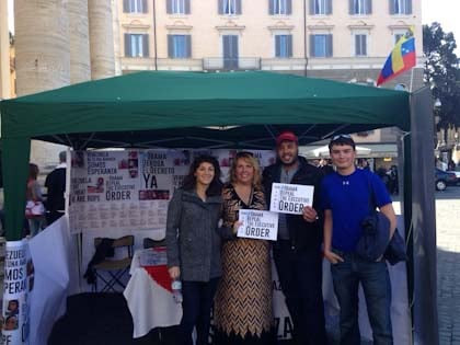 Desde Roma: Juventud del mundo reitera su apoyo a Venezuela.
