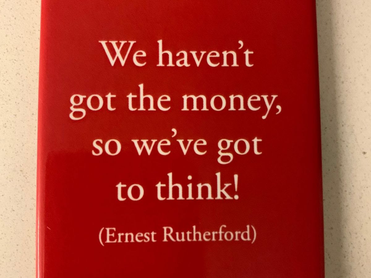 We haven't got the money so we have to think