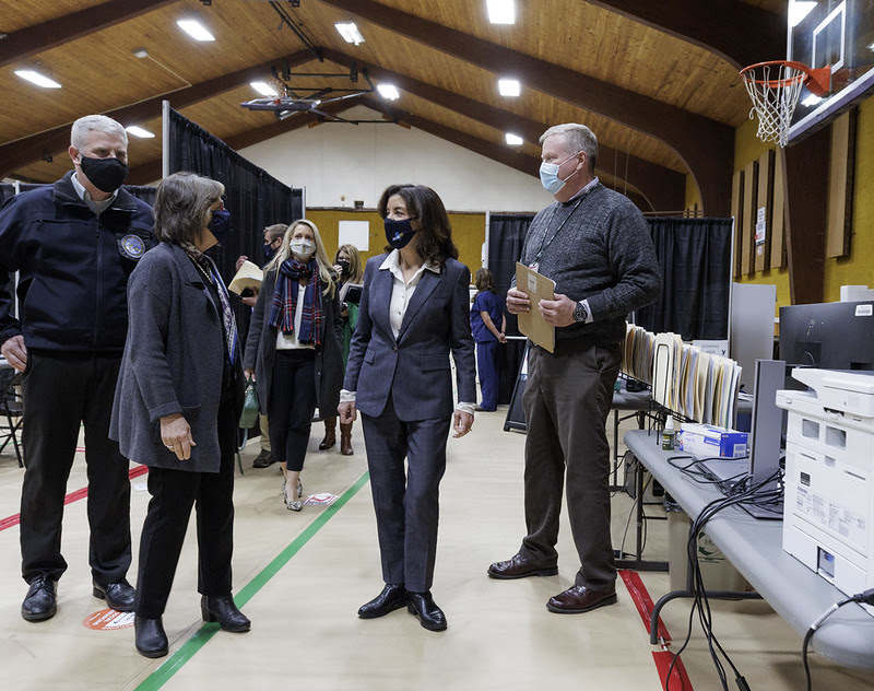 Governor Hochul visits vaccination site in Wyoming County