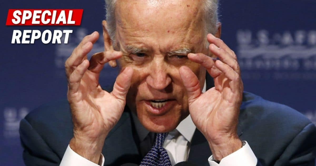 Biden Makes Ironic Claim In Front Of His Own Sign - Joe Really Has Lost It This Time
