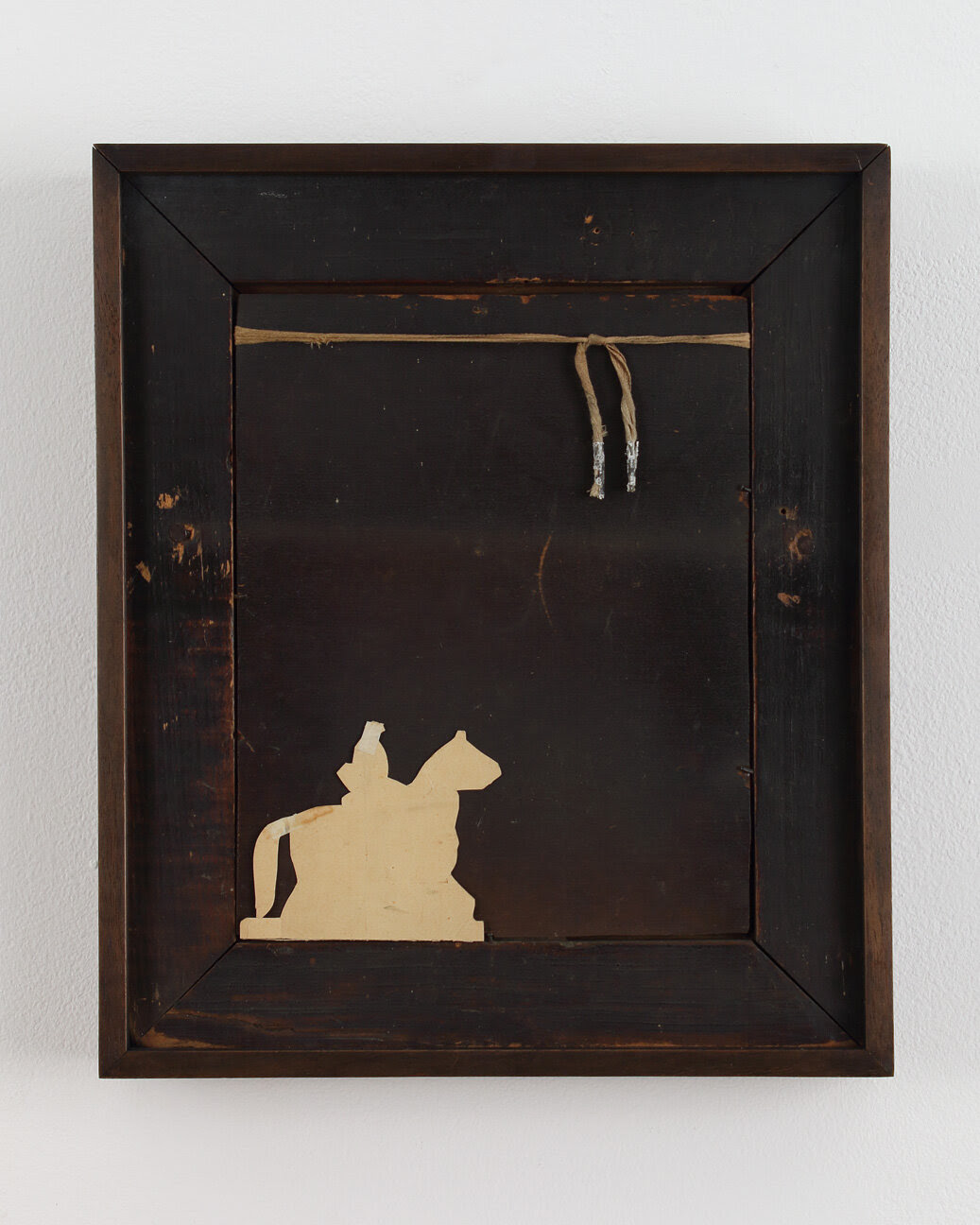 The Artist, 1982, mixed media construction, 13 x 11 1/4 x 2 1/4 inches