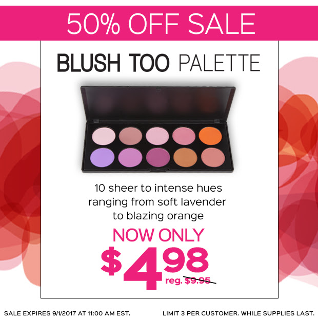 Blush Too Palette 50% Off SALE...