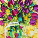 Magenta Tulips - Posted on Thursday, April 2, 2015 by Jan Ironside