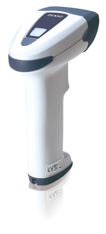 The new DENSO AT27Q-SB handheld 2-D barcode scanner features Bluetooth 2.1 wireless communication. ( ...