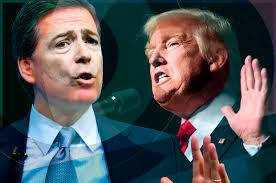 Image result for pictures of trump and james comey