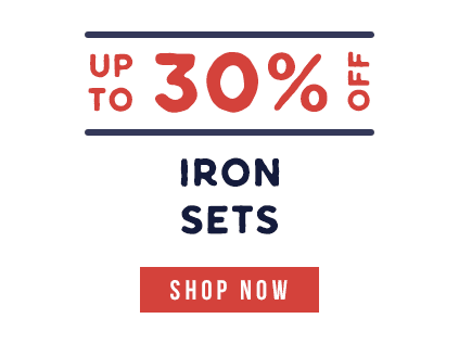 up to 30% off iron sets