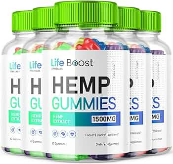 Amazon.com: (5 Pack) Life Boost Hemp Gummies, Life Boost Gummies Advanced  Formula Hemp Supplement, Life Boost Hemp Gummy Supplement 50MG Hemp per  Serving Life Boost Hemp Wellness Dietary Supplement (300 Gummies) :