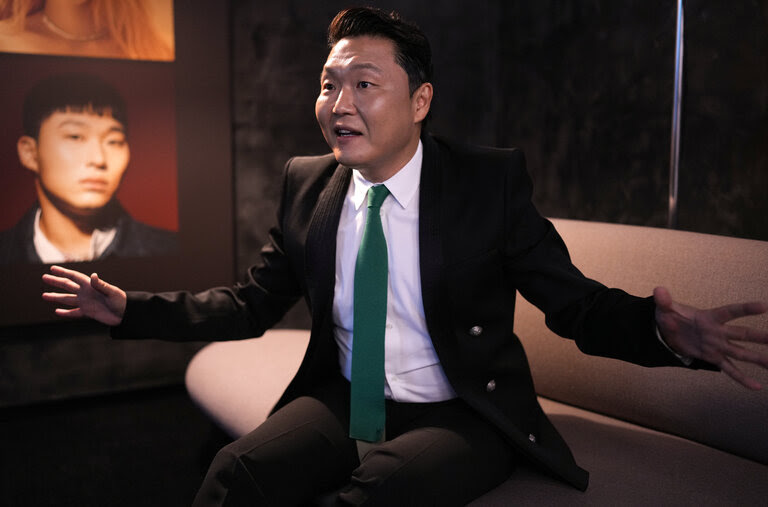 Psy during an interview on the occasion of the 10th anniversary of his hit “Gangnam Style,” at his office in Seoul (specifically, in the Gangnam area).