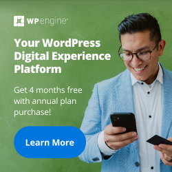 3 mois offerts Wp Engine