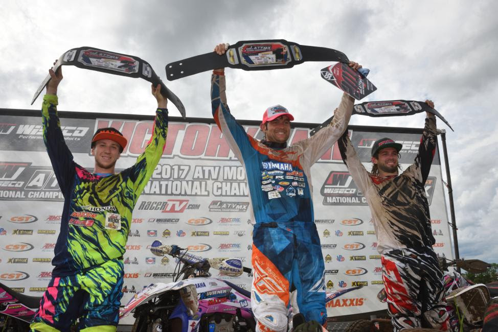 Overall Podium: (2) Joel Hetrick, (1) Chad Wienen, (3) Jeffrey Rastrelli.