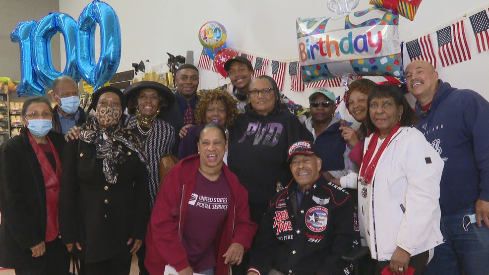 Stop & Shop surprises last surviving Tuskegee Airman in Rhode Island for 100th birthday