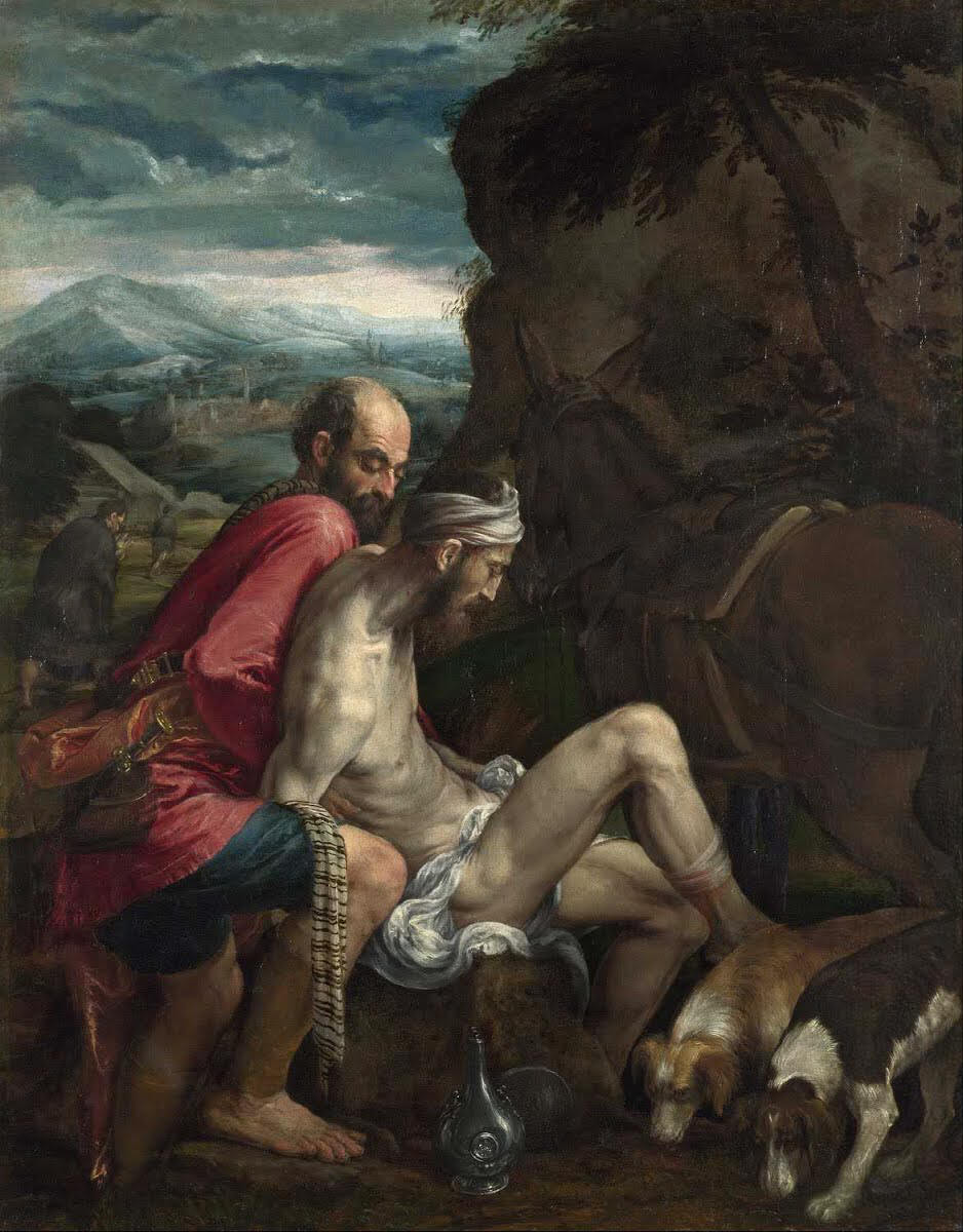 The Good Samaritan - Jacopo Bassano  Google Arts & Culture