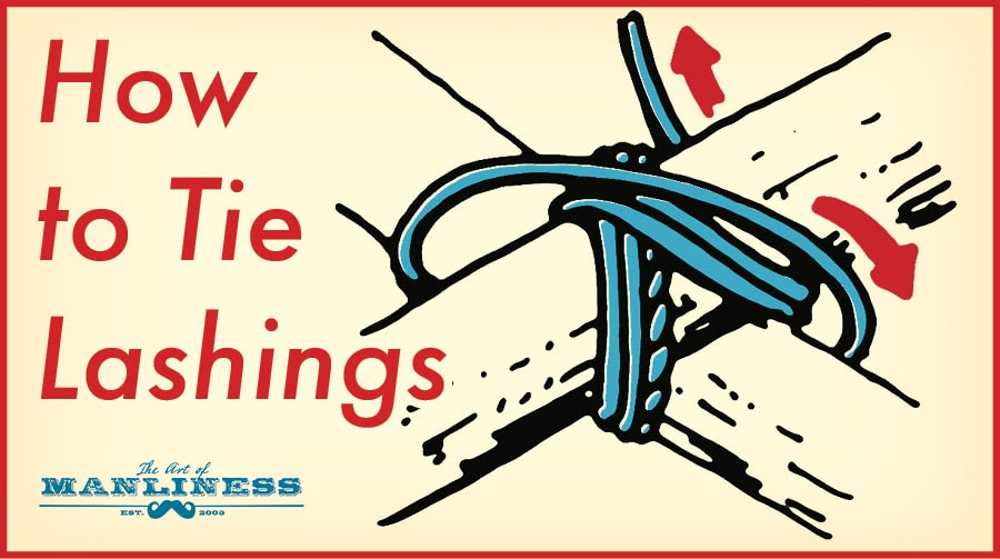 how to tie lashings illustration