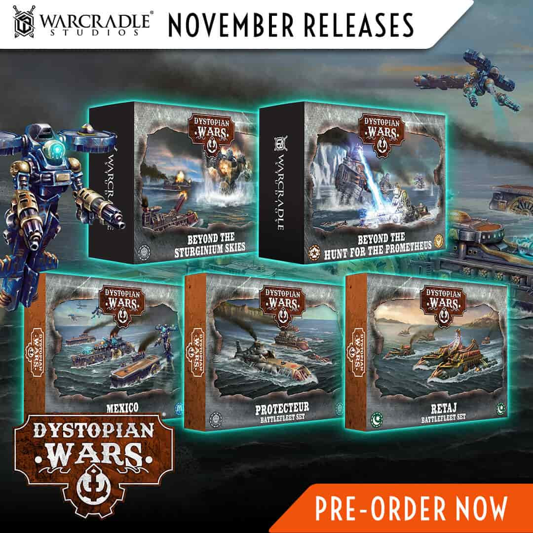 Warcradle Studios November Releases Pre-Orders