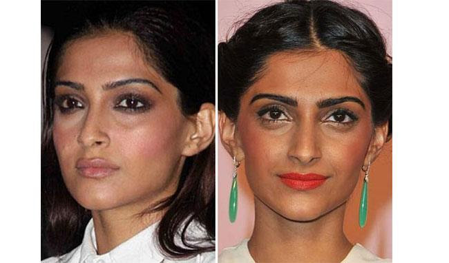 Image result for when bollywood actress did overmakeup