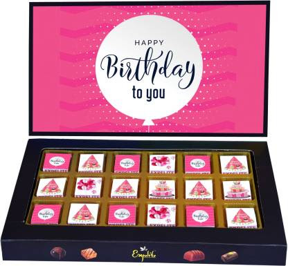 Expelite Birthday chocolates for her - 18 pc birthday gift for girl best  friend Bars Price in India - Buy Expelite Birthday chocolates for her - 18  pc birthday gift for girl