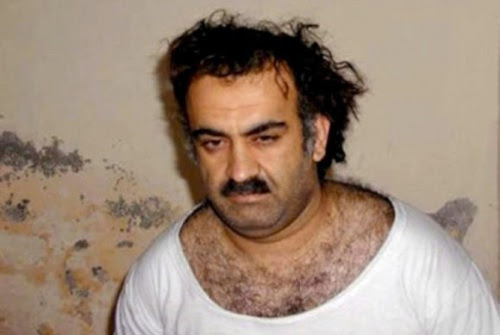 Jalid Sheij Mohamed, autoproclamado Culpable de los atentados del 11 de septiembre. Ha sido sometido 82 vez a la técnica de tortura conocido como «waterboarding», ahogamiento simulado.